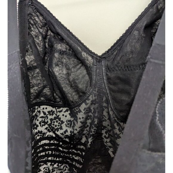 Rago Body Briefer Lace  Sculpting Girdle Compression Shapewear Bodysuit - Picture 10 of 12